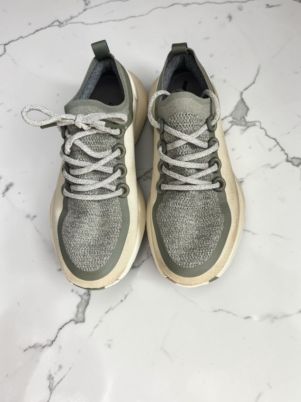 Allbirds Women’s Trail Runners Size 8.5 Stony Cream Rugged Green Sneakers - Picture 5 of 8
